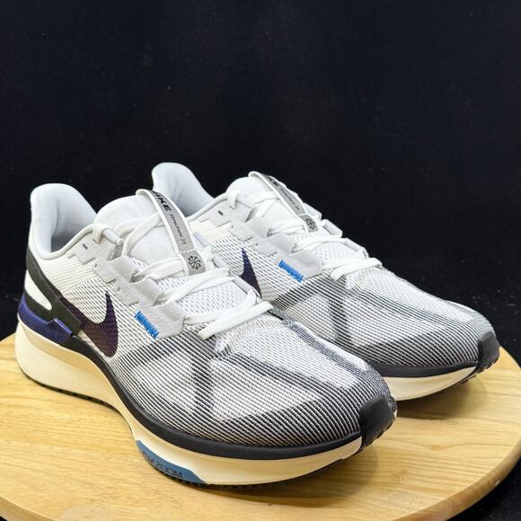 Nike Air Zoom Structure 25 ‘White Black Photo Blue’ HV5222 100 Size 11 - Picture 5 of 9